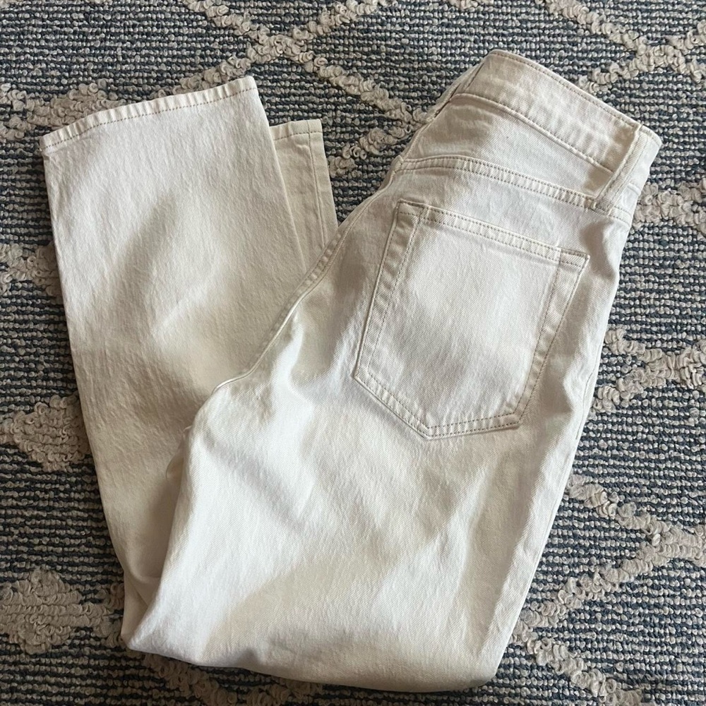 Abercrombie & Fitch Women's Cream Jeans